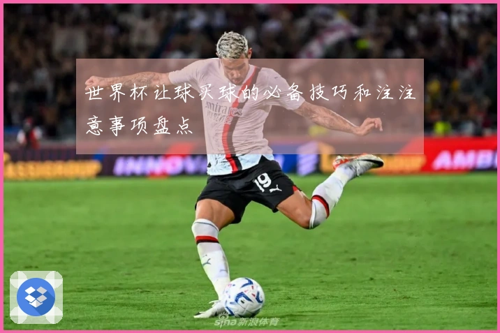世界杯让球买球的必备技巧和注注意事项盘点