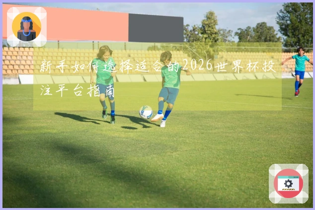 新手如何选择适合的2026世界杯投注平台指南